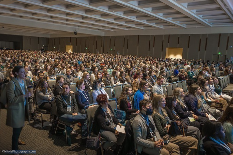 NSGC Annual Conference attendees connecting